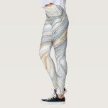 Leggings Conception abstraite en marbre gris<br><div class="desc">Design Abstrait Gris Marbré. Artiste : Megan Meagher. Numéro d'image : 90591FN.</div>