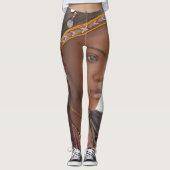 Leggings Conception africaine de femme (Devant)