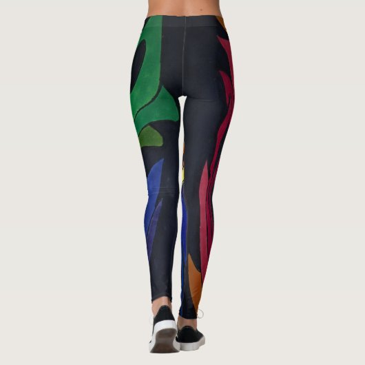 Leggings conception arc-en-ciel (Dos)