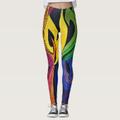 Leggings conception arc-en-ciel (Devant)