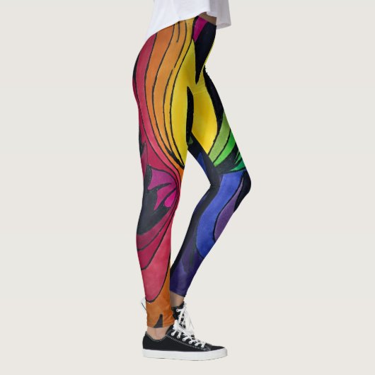 Leggings conception arc-en-ciel (Droite)