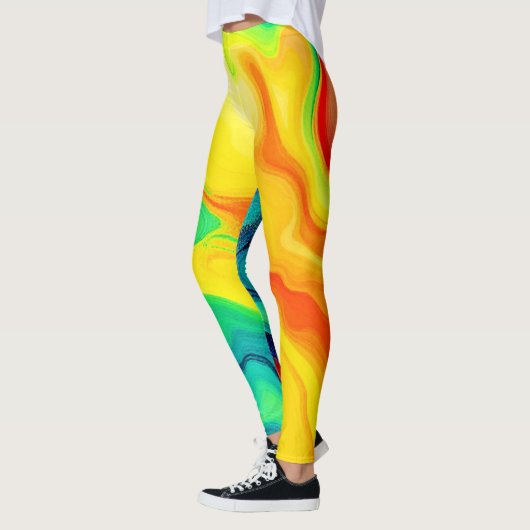 Leggings Conception arc-en-ciel (Gauche)
