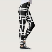 Leggings Conception artistique Carré blanche (Droite)