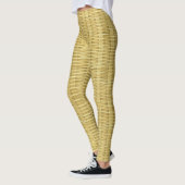 Leggings Conception attrayante d'embarcations en bambou (Gauche)
