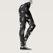 Leggings Conception Boho Noir et Blanc (Droite)