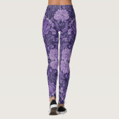 Leggings Conception botanique élégante Purple Dream (Dos)
