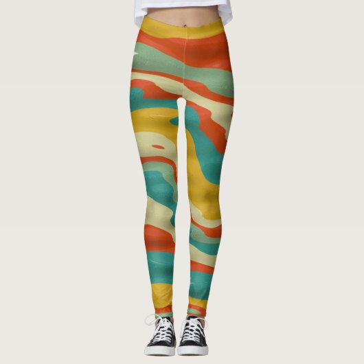 Leggings Conception d'abrégé sur bosses (Devant)