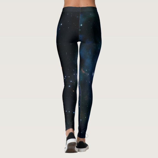 Leggings Conception d'art de l'espace de nébuleuse de (Dos)