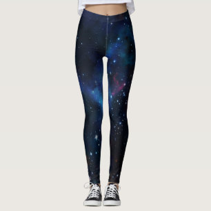 Leggings Conception d'art de l'espace de nébuleuse de