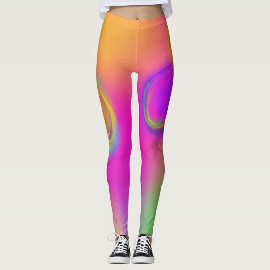 Leggings Conception de Ballon de Fête (Devant)