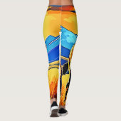 Leggings Conception de Bison Sunset Majesty (Dos)