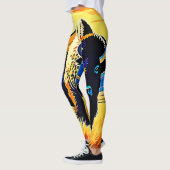 Leggings Conception de Bison Sunset Majesty (Gauche)