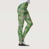 Leggings Conception de camouflage gris vert abstrait (Droite)