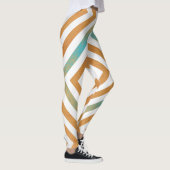 Leggings Conception de Carré géométrique Abstrait (Droite)