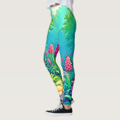 Leggings Conception de chemin de jardin magique (Gauche)