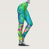 Leggings Conception de chemin de jardin magique (Droite)