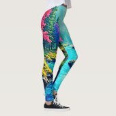 Leggings Conception de chemin forestier mystique et rêveur (Droite)