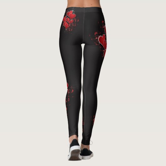 Leggings Conception de coeur (Dos)
