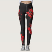 Leggings Conception de coeur (Devant)