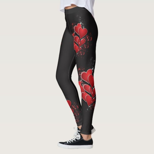 Leggings Conception de coeur (Gauche)