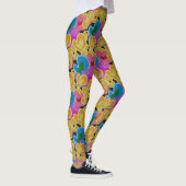 Leggings Conception de coeurs colorés (Droite)