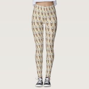 Leggings Conception de cône de glace