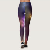 Leggings Conception de constellations de l'espace cosmique (Dos)