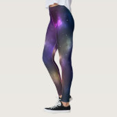 Leggings Conception de constellations de l'espace cosmique (Gauche)