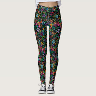 Leggings Conception de couleur de vie minimaliste élégante