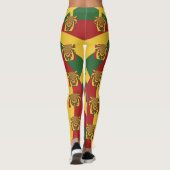 Leggings Conception de couleurs Rasta (Dos)