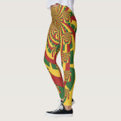 Leggings Conception de couleurs Rasta (Gauche)