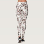 Leggings Conception de délicate fleur de cerisier (Dos)