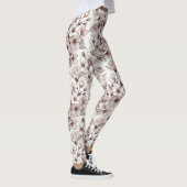 Leggings Conception de délicate fleur de cerisier (Droite)