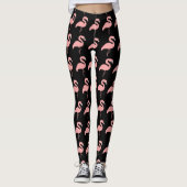Leggings Conception de Flamant rose que vous choisissez Cou (Devant)