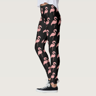 Leggings Conception de Flamant rose que vous choisissez Cou