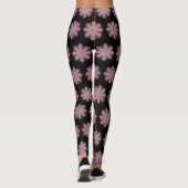 Leggings Conception de flocon de neige complexe (Dos)