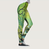 Leggings Conception de flux forestiers enchantés (Droite)