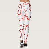 Leggings Conception de forme cardiaque (Dos)
