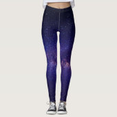 Leggings Conception de galaxie (Devant)