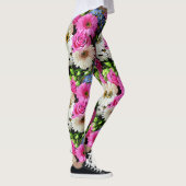 Leggings Conception de jardin de fleurs colorées (Droite)