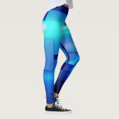 Leggings Conception de la boîte de Carré en mosaïque géomét (Droite)