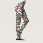 Leggings Conception de la légende - Style floral avec fleur (Droite)