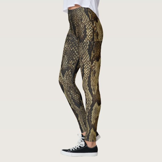 Leggings Conception de la peau de serpent (Gauche)