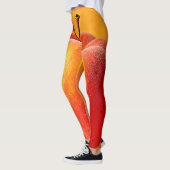 Leggings Conception de la pêche dorée parfaite (Gauche)