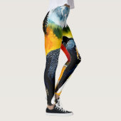 Leggings Conception de la rivière de l'ours noir (Droite)