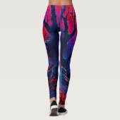 Leggings Conception de la solitude de la fille de la forêt (Dos)