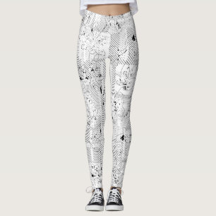 Leggings Conception de langue Un cent un