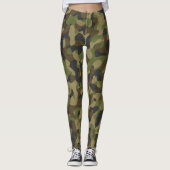 Leggings Conception de l'armée de camouflage (Devant)