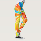 Leggings Conception de l'éclaboussure pivotante des agrumes (Droite)
