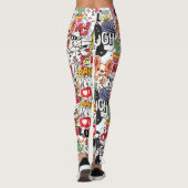 Leggings conception de mignon animal de compagnie drôle - m (Dos)